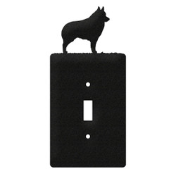 SCHIPPERKE Dog Metal Plate Cover SCHIPPERKE Dog Metal Plate Cover