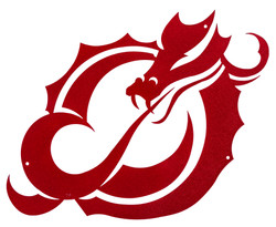 12" MSUM DRAGONS Collegiate Logo Metal Wall Art Decor
