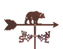 BEAR Flower Pot Birdhouse Steel Weathervane BEAR Flower Pot Birdhouse Steel Weathervane