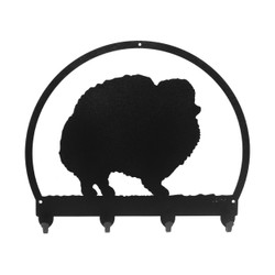 POMERANIAN Dog Metal Key Chain Holder Hanger