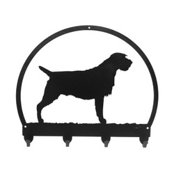 WIREHAIRED POINTING GRIFFON Dog Metal Key Chain Holder Hanger WIREHAIRED POINTING GRIFFON Dog Metal Key Chain Holder Hanger