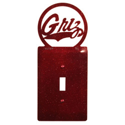 MONTANA GRIZZLIES Collegiate Metal Plate Cover MONTANA GRIZZLIES Collegiate Metal Plate Cover