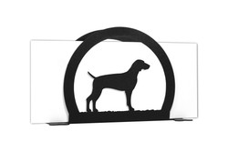 WEIMARANER Dog Metal Letter Holder Napkin Holder