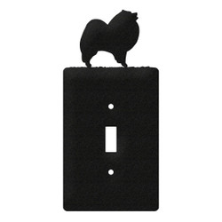 KEESHOND Dog Metal Plate Cover KEESHOND Dog Metal Plate Cover