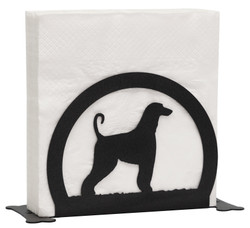 AFGHAN HOUND Dog Metal Letter Holder Napkin Holder AFGHAN HOUND Dog Metal Letter Holder Napkin Holder