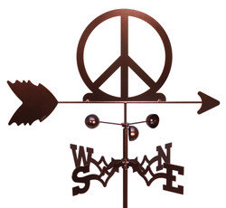 PEACE SIGN SYMBOL WOODSTOCK Weathervane