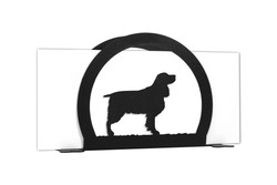 SPRINGER SPANIEL Dog Metal Letter Holder Napkin Holder