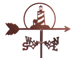 LIGHTHOUSE Flower Pot Birdhouse Steel Weathervane  LIGHTHOUSE Flower Pot Birdhouse Steel Weathervane