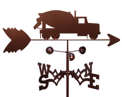 Cement Concrete Truck Weathervane Cement Concrete Truck Weathervane