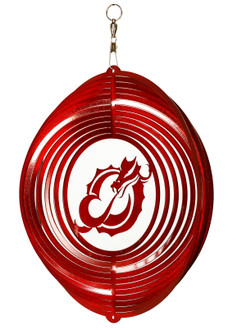 MSUM DRAGONS Collegiate Swirly Metal Wind Spinner