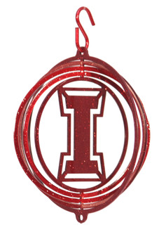 IOWA STATE I STATE Tini Swirly Metal Collegiate Christmas Tree Ornament 
