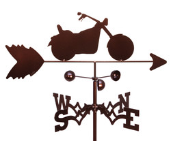 Motorcycle Low Rider Chopper Weathervane Motorcycle Low Rider Chopper Weathervane