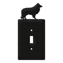 SHELTIE Dog Metal Plate Cover SHELTIE Dog Metal Plate Cover