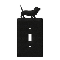 BASSET HOUND Dog Metal Plate Cover BASSET HOUND Dog Metal Plate Cover