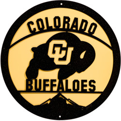 COLORADO BUFFALOES Collegiate Logo Metal Wall Art Decor