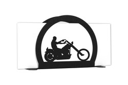 EASY RIDER MOTORCYCLE Metal Letter Holder Napkin Holder 