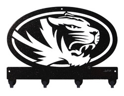 MISSOURI TIGERS Metal Key Chain Holder Hanger