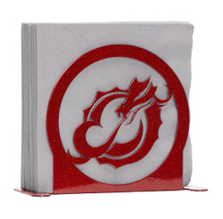 MSUM DRAGONS Metal Letter Holder Napkin Holder