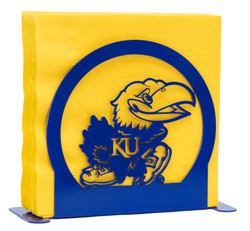 KANSAS JAYHAWKS Metal Letter Holder Napkin Holder