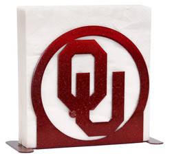 OKLAHOMA SOONERS Metal Letter Holder Napkin Holder
