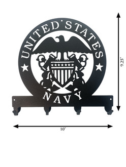 US NAVY MILTARY Metal Key Chain Holder Hanger