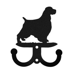 ENGLISH SPRINGER SPANIEL Dog Metal Wall Leash Holder Coat Hooks