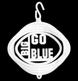 KENTUCKY WILDCATS Tini Swirly Metal Collegiate Christmas Tree Ornament