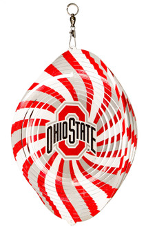 Ohio State Heart Ornament — Boxcar Metal Co.