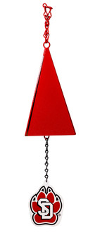 South Dakota USD Coyotes Collegiate Bell Wind Chime South Dakota USD Coyotes Collegiate Bell Wind Chime