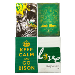 North Dakota State Bison Canvas Print Magnets