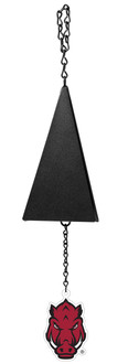 ARKANSAS RAZORBACKS Collegiate Bell Wind Chime