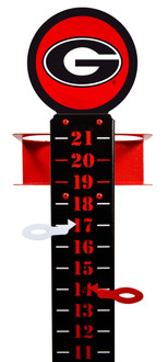 GEORGIA BULLDOGS Steel Metal Lawn Scoreboard Yard Score Keeper