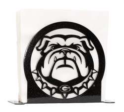 GEORGIA BULLDOGS MASCOT Metal Letter Holder Napkin Holder