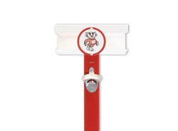 WISCONSIN BADGERS Collegiate Metal Drink Stand  WISCONSIN BADGERS Collegiate Metal Drink Stand