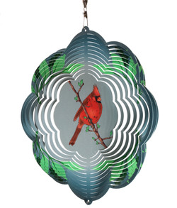 CARDINAL Cloud Multi Swirly Metal Wind Spinner
