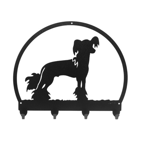 CHINESE CRESTED Dog Metal Key Chain Holder Hanger