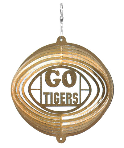 MISSOURI TIGERS Mini Collegiate Swirly Metal Wind Spinner