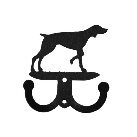 GERMAN SHORT HAIR Dog Metal Wall Leash Holder Coat Hooks