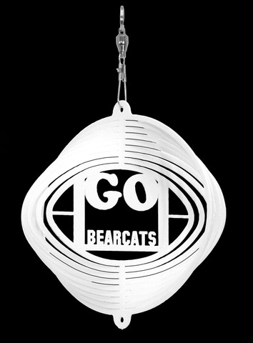 NORTHWEST MISSOURI BEARCATS Mini Collegiate Swirly Metal Wind Spinner
