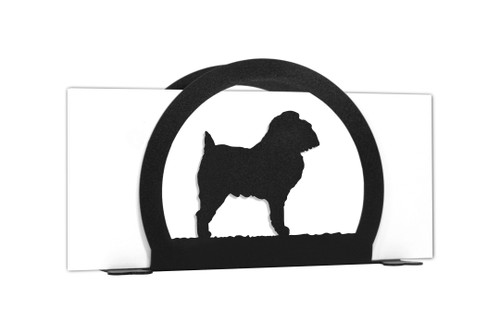 BRUSSELS GRIFFON Dog Metal Letter Holder Napkin Holder