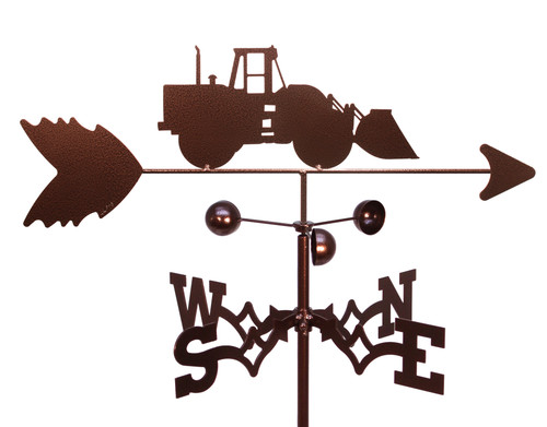 TRACTOR FRONT WHEEL LOADER CONSTRUCTION Weathervane