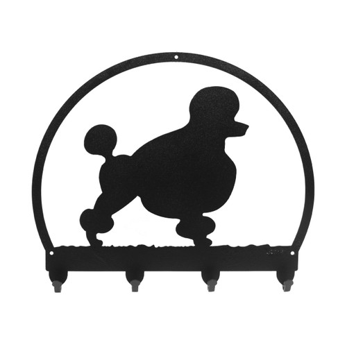 POODLE Dog Metal Key Chain Holder Hanger