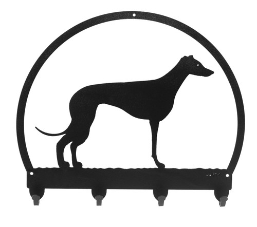 WHIPPET Dog Metal Key Chain Holder Hanger