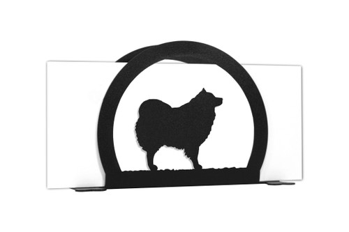 SPITZ SAMOYED AMERICAN ESKIMO DOG Metal Letter Holder Napkin Holder