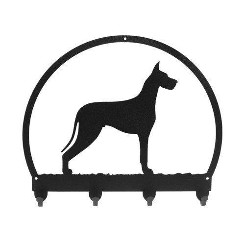 GREAT DANE Dog Metal Key Chain Holder Hanger