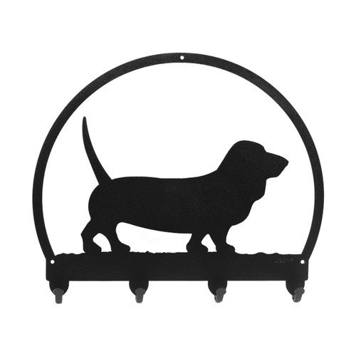 BASSET HOUND Dog Metal Key Chain Holder Hanger