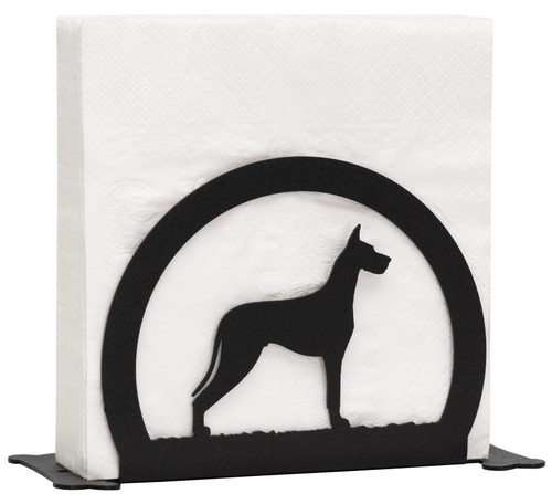 GREAT DANE Dog Metal Letter Holder Napkin Holder