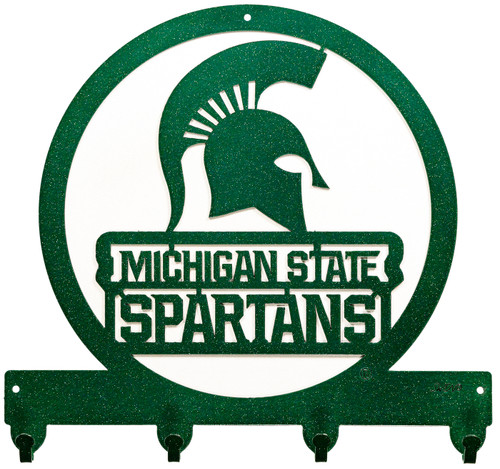 MICHIGAN STATE SPARTANS Metal Key Chain Holder Hanger