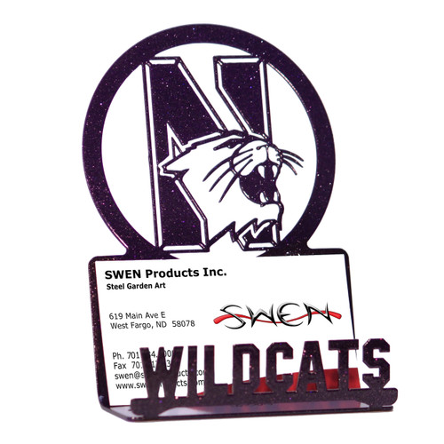 NORTHWESTERN WILDCATS Business Card Holder