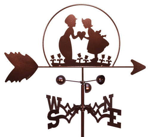 Dutch Boy & Girl Kids Weathervane